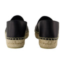 Paloma Espadrilles Flat Shoes Anine Bing Leather Black