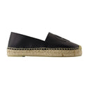 Paloma Espadrilles Flat Shoes Anine Bing Leather Black