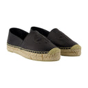 Paloma Espadrilles Flat Shoes Anine Bing Leather Black