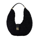 Lou Monogram Sac à épaule noir anine bing toile noire