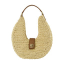 Lou Monogram Umhängetasche Anine Bing Leder Beige