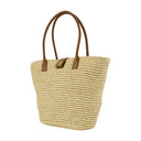 Cabas Lou Monogramme Anine Bing Leather Beige