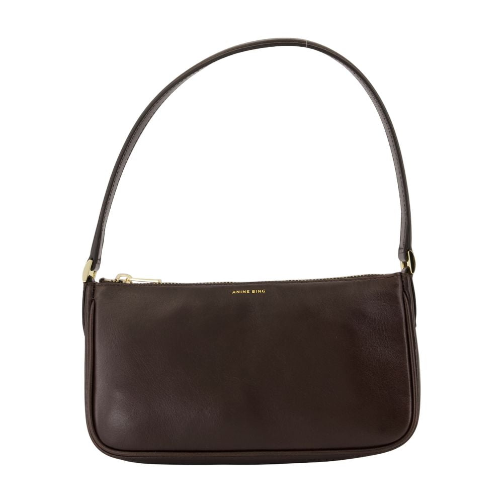 Mini Bolso de hombro Elly Anine Bing de cuero marrón