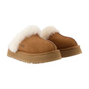 Disquette Mules Ugg Chestnut Leather