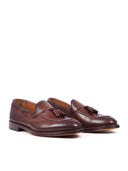Doucal's Tassel Moc Adler (Cu) Nappato Marrone+F.Do Malto