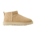 W klasyczne ultra mini buty Ugg Leather Beige