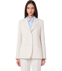 Max Mara Weekend Uva Ivory Single Breasted Jacket