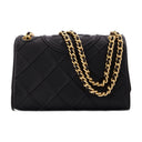 Fleming blød lille hobo taske tory burch sort læder