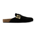 Mellow Sandals Tory Burch Leather Black