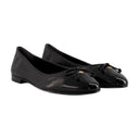 Cap Toe Ballerinas Tory Burch Leather Black