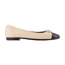 Cap Toe Ballerinas Tory Burch Leather Pink