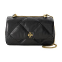 Kira Diamond Quilt Mini Flap Borsa Tory Burch in pelle nera