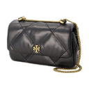 Kira Diamond Quilt Mini Flap Borsa Tory Burch in pelle nera