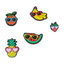 Cute Fruit With Sunnies 5 Jibbitz Pack Crocs Multi Synthetic