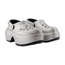 Stomp Sandals Crocs Synthetic Silver