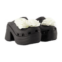 Siren Rosette Sandalias Crocs Negro sintético