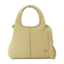 Lana 23 Sac à épaule entraîneur en cuir jaune