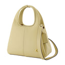 Lana 23 Sac à épaule entraîneur en cuir jaune