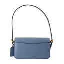 Zoe Shoulder Bag Coach Leather Blue