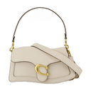 Tabby Shoulder Bag Coach Leather White