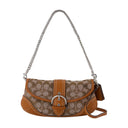 Signatur Soho 25 Shoulder Bag Coach Leather Brown