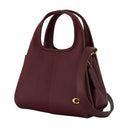 Lana 23 Shoulder Bag Coach Leather Burgundy
