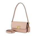 Zoe Sac à bandoulière entraîneur en cuir rose