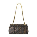 Tabby 26 con allenatore a spalla a catena in pelle marrone