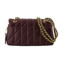Quilted Tabby 26 With Chain Shoulder Bag Coach Leather Burgundy