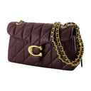 Quilted Tabby 26 With Chain Shoulder Bag Coach Leather Burgundy
