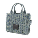 The Micro Tote Bag Marc Jacobs Cotton Blue