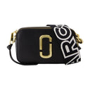 Snapshot crossbody marc jacobs læder sort