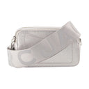 L'instantané crossbody marc jacobs en cuir argent