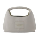 Le mini sac de sac Marc Jacobs en cuir blanc