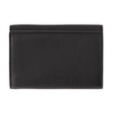 La billetera trifold marc jacobs de cuero negro