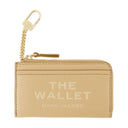De bovenste zip -portemonnee Marc Jacobs Leather Brown
