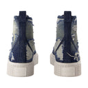 The High Top Sneakers Marc Jacobs Cotton Blue