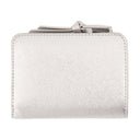 The Mini Compact Wallet Marc Jacobs Leather Silver