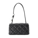 Die Mini Dual -Ketten -Umhängetasche Marc Jacobs Leder schwarz