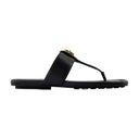 The Dual T Sandals Marc Jacobs Leather Black