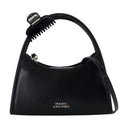 Der Klauenclip Crossbody Marc Jacobs Leder schwarz