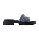 The Lug Sole Sandals Marc Jacobs Cotton Blue