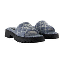 The Lug Sole Sandals Marc Jacobs Cotton Blue