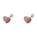 Balloon Heart Pave Earrings Marc Jacobs Metal Pink