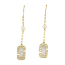 MOP druppel oorbellen Marc Jacobs Metal Gold