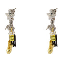 Mini Icon Charm Earrings Marc Jacobs Metal Gold