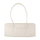 La borsa a tracolla a specchio marc marc jacobs in pelle bianca