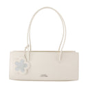 La borsa a tracolla a specchio marc marc jacobs in pelle bianca
