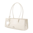 La borsa a tracolla a specchio marc marc jacobs in pelle bianca