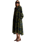 Essentiel Antwerp Jea Hemdkleid in Grün und Blau